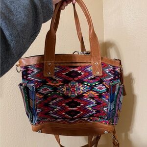 Colorful Patterned Tote Bag